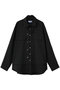 【UNISEX】レイヤリングオープンカラーシャツ メゾンスペシャル/MAISON SPECIAL BLK(ブラック)