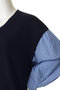 【UNISEX】シャツドッキングVネックニット PO L/S メゾンスペシャル/MAISON SPECIAL