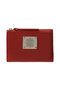 【UNISEX】Lジップ三つ折りコインケース メタルプレートつき メゾンスペシャル/MAISON SPECIAL RED(レッド)