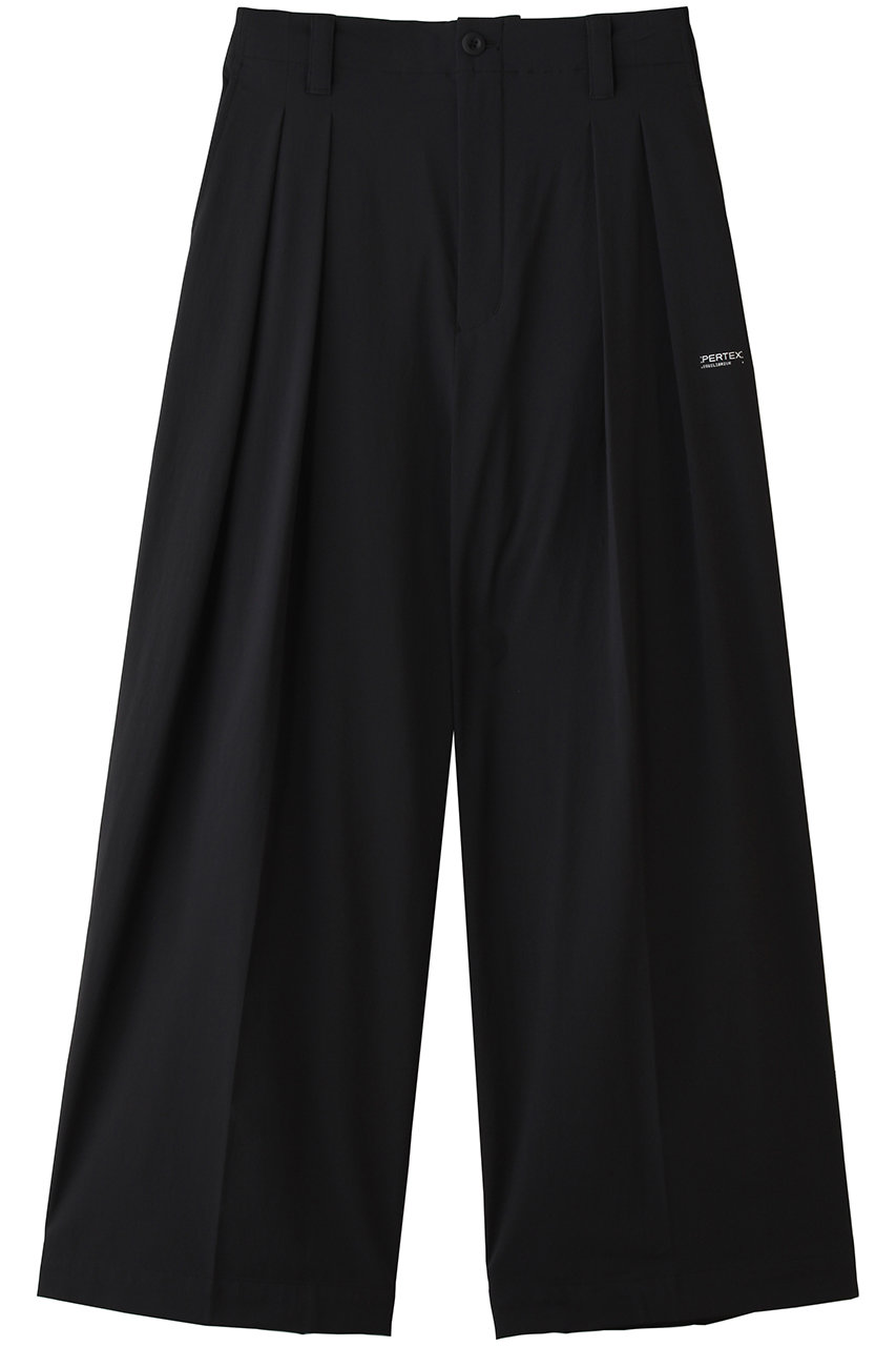 メゾンスペシャル/MAISON SPECIALの【UNISEX】PERTEX ツータックスラックス(BLK(ブラック)/11261461201)