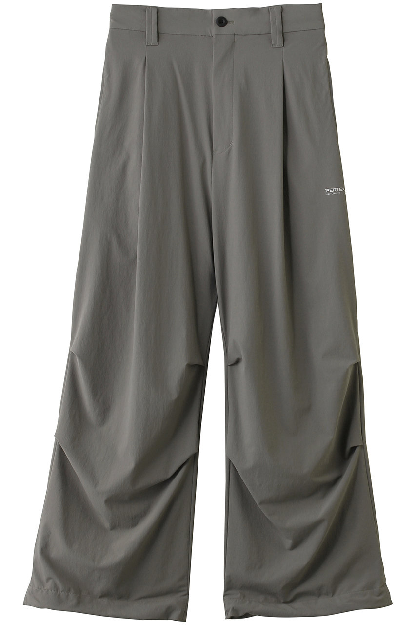 MAISON SPECIAL 【UNISEX】PERTEX ワンタックリラックスパンツ (GRY(グレー), 0) メゾンスペシャル ELLE SHOP