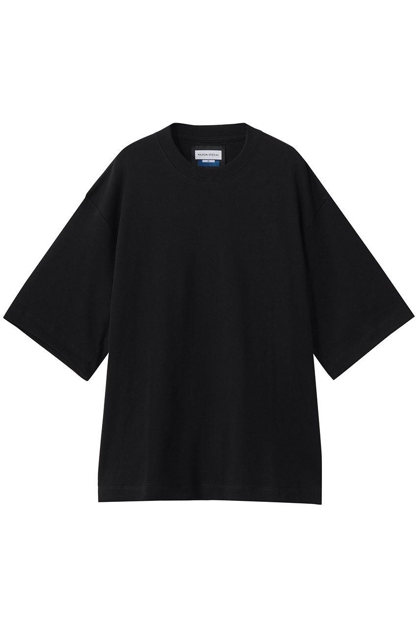 メゾンスペシャル/MAISON SPECIALの【UNISEX】スムースTEE(BLK(ブラック)/11252411601)