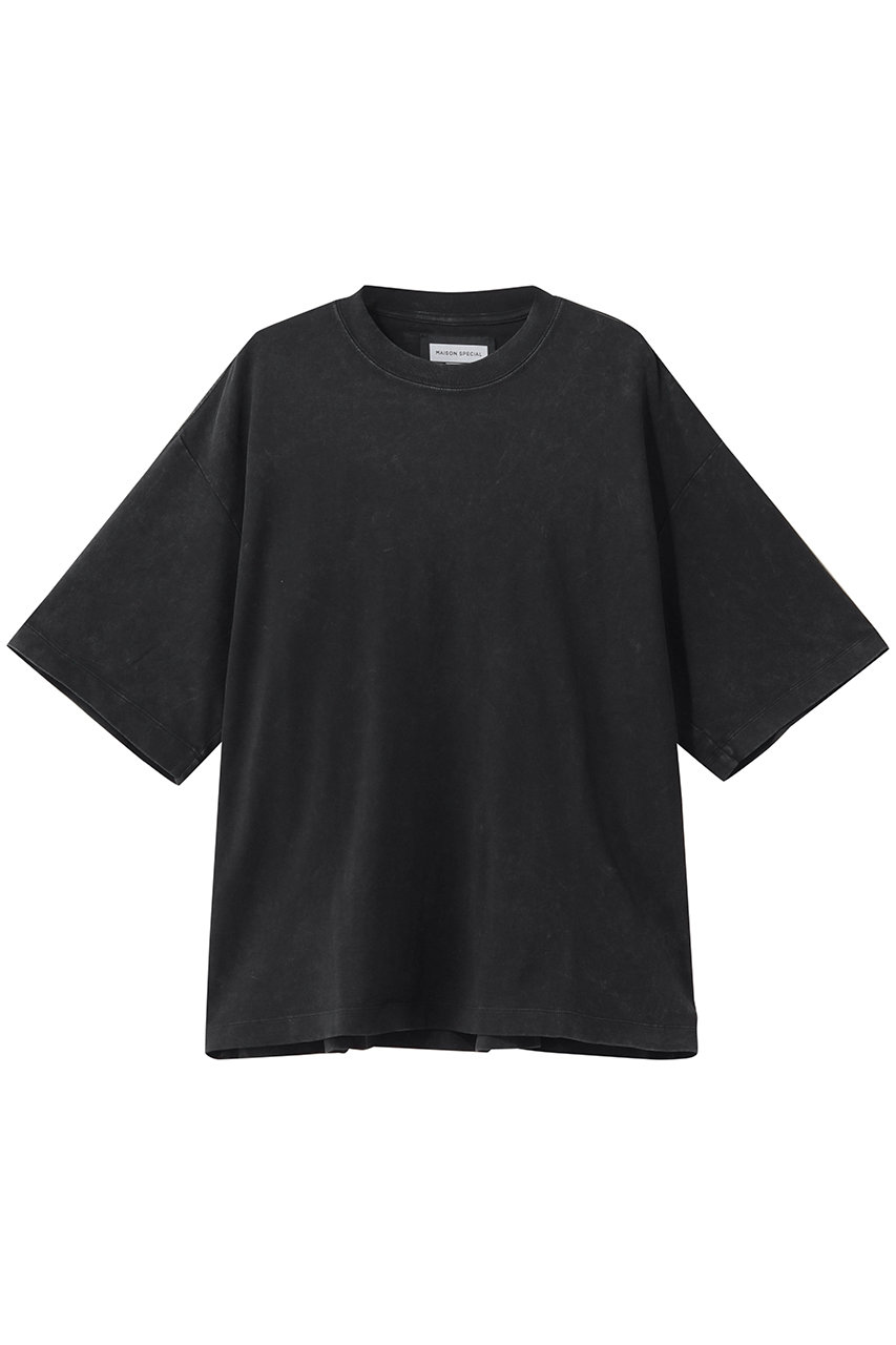メゾンスペシャル/MAISON SPECIALの【UNISEX】加工TEE(BLK(ブラック)/11252411602)