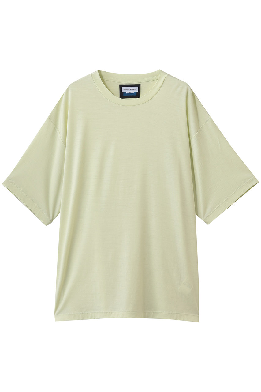メゾンスペシャル/MAISON SPECIALの【UNISEX】Wool Yarn S/S TEE(L.GRN(ライトグリーン)/11261411324)