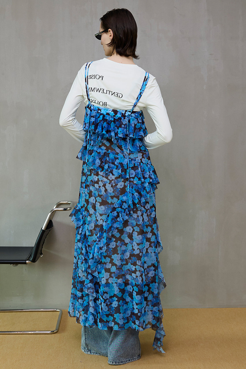 メゾンスペシャル　フラワーストラップキャミ新品 MAISON SPECIAL(メゾンスペシャル)｜Flower Camisole Dress/ブラー
