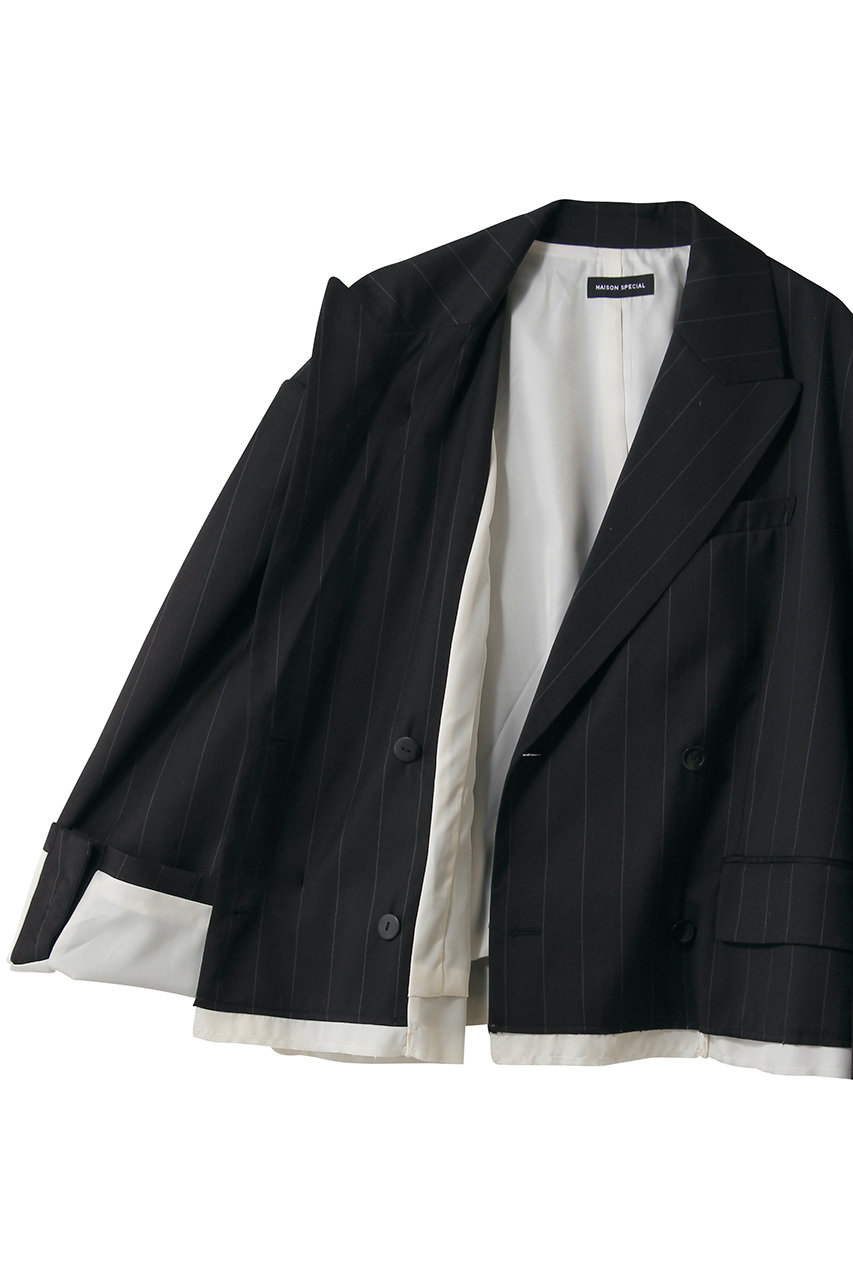 MAISON SPECIAL(メゾンスペシャル)｜Cut-Off Mid-Length Jacket/カット