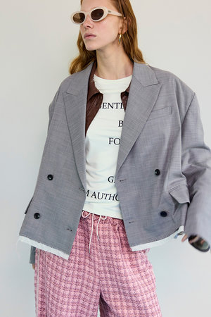 メゾンスペシャル/MAISON SPECIALの【予約販売】Cut-Off Mid-Length Jacket/カットオフミドルジャケット