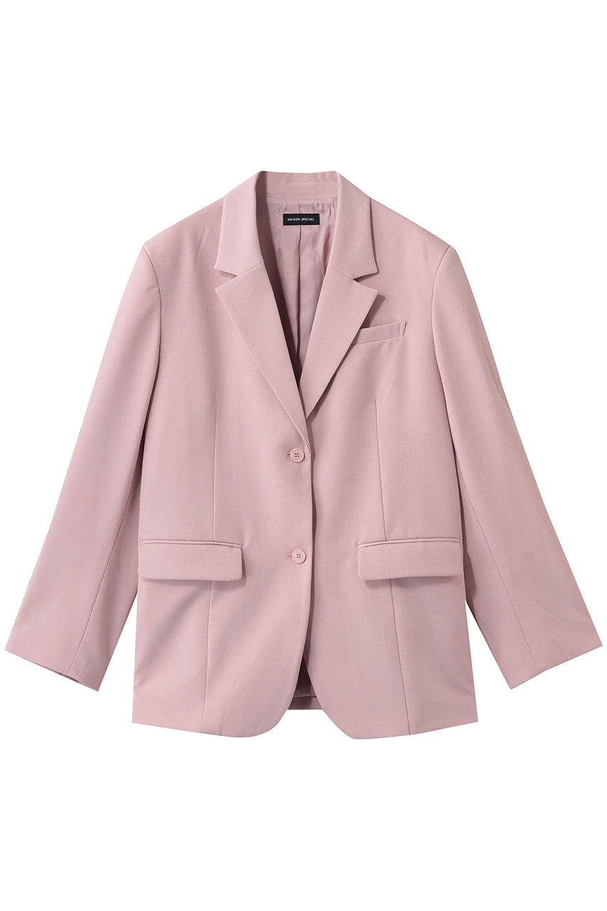 メゾンスペシャル/MAISON SPECIALのColor Single Jacket/カラーシングルジャケット(PNK(ピンク)/21261115202)