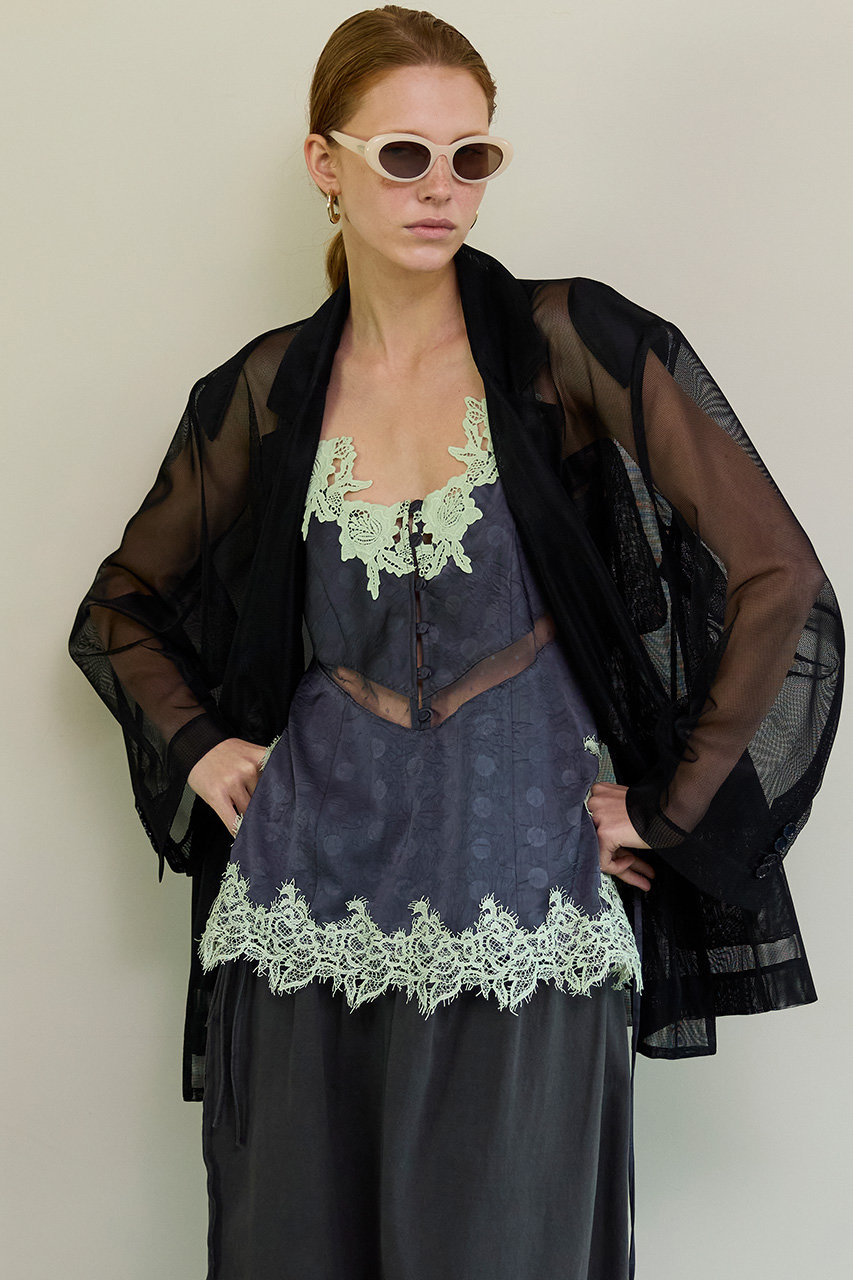 新品　未使用　シアージャガードオーバージャケット【MAISON SPECIAL MAISON SPECIAL（メゾンスペシャル）の「Sheer Jacquard Oversized