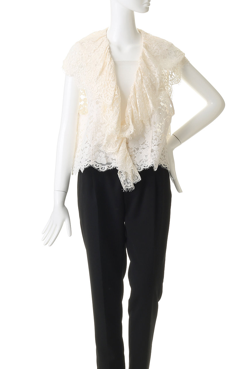 MAISON SPECIAL(メゾンスペシャル)｜Lace Vest Single Jacket/レース
