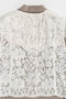 Lace Vest Single Jacket/レースベストシングルジャケット メゾンスペシャル/MAISON SPECIAL