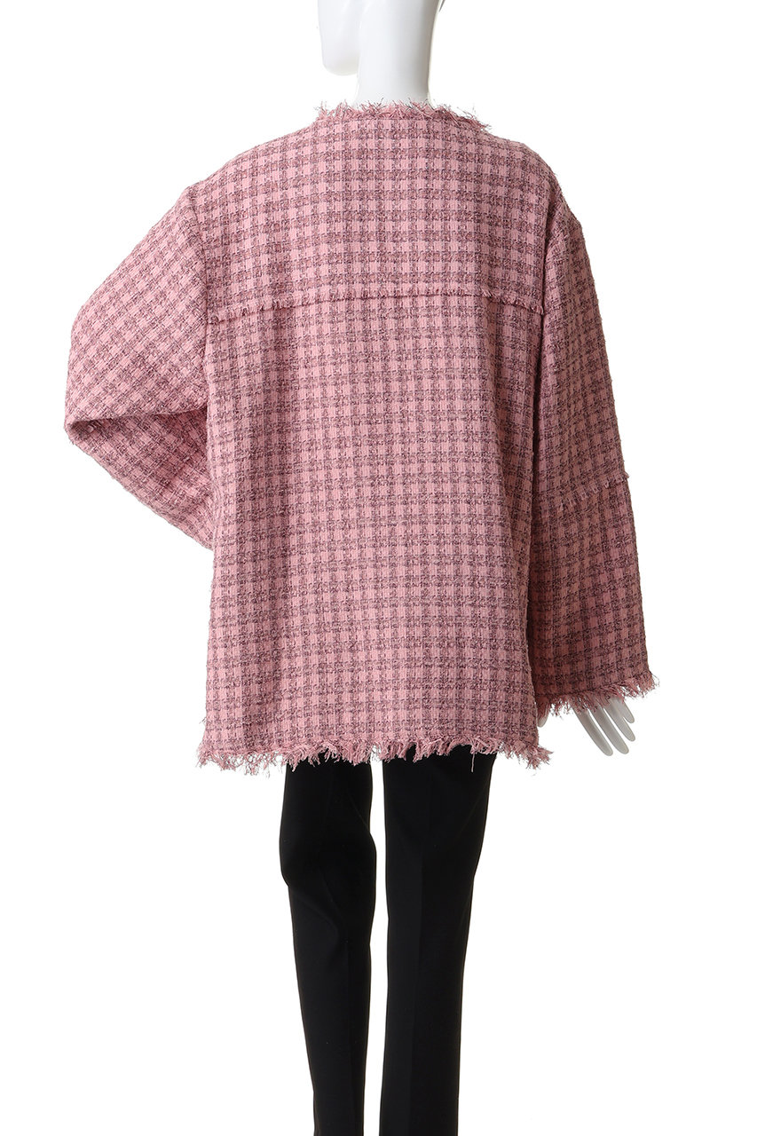 MAISON SPECIAL(メゾンスペシャル)｜Fringe Tweed Long Jacket