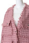 Fringe Tweed Long Jacket/フリンジツイードジャケット メゾンスペシャル/MAISON SPECIAL