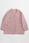 【予約販売】Fringe Tweed Long Jacket/フリンジツイードジャケット メゾンスペシャル/MAISON SPECIAL PNK(ピンク)