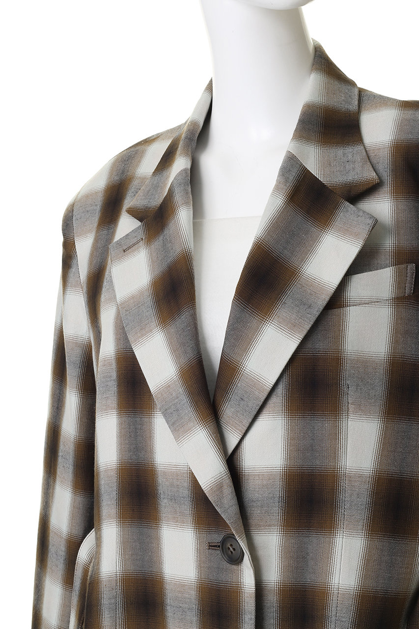 MAISON SPECIAL(メゾンスペシャル)｜Flannel Check Tailored Jacket