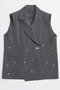 【予約販売】Eyelet Over Gilet/アイレットオーバージレ メゾンスペシャル/MAISON SPECIAL GRY(グレー)