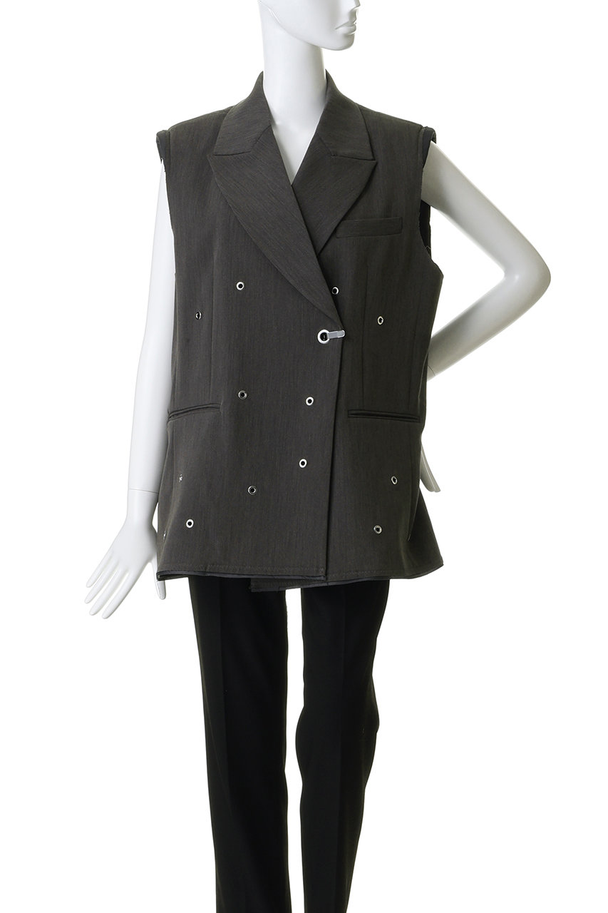 MAISON SPECIAL(メゾンスペシャル)｜Eyelet Over Gilet/アイレット