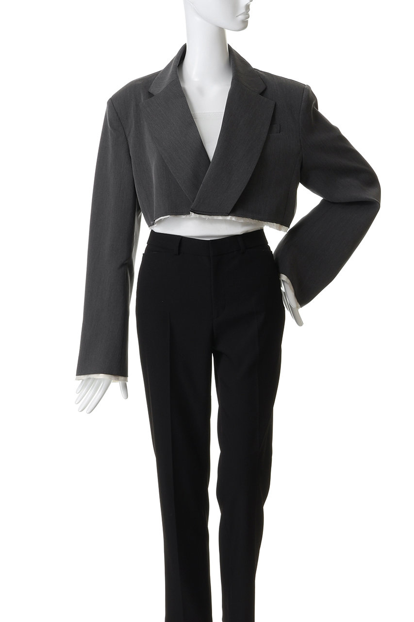 MAISON SPECIAL(メゾンスペシャル)｜Back-Tulle Short Jacket/バック