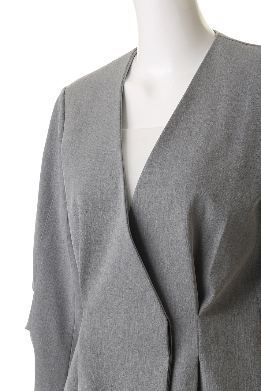 Venica 美品 Cocoon shape jacket グレー/フリーサイズ Juddy | Cocoon shape jacket – Venica