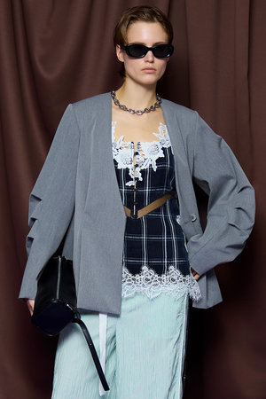 メゾンスペシャル/MAISON SPECIALの【予約販売】Shaped Cocoon Sleeve Jacket/シェイプコクーンスリーブジャケット(110800/110801)