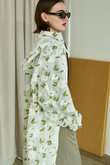 Shear Moss Coat/フラワージャガードモッズコート