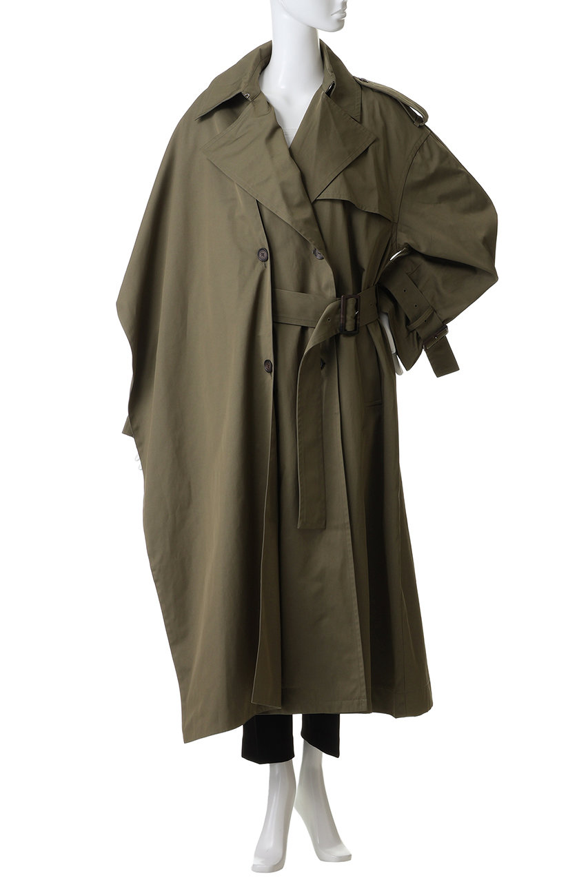 MAISON SPECIAL(メゾンスペシャル)｜Drape Skirt Long Trench Coat