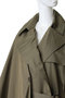 Drape Skirt Long Trench Coat/ドレープスカーフロングトレンチコート メゾンスペシャル/MAISON SPECIAL