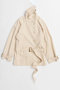 【予約販売】Short Trench Coat/ショートトレンチコート メゾンスペシャル/MAISON SPECIAL IVR(アイボリー)