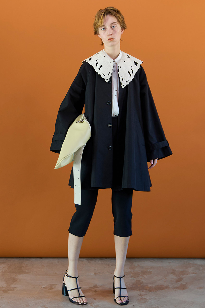 MAISON SPECIAL(メゾンスペシャル)｜Lace Collar Tent Flare Trench
