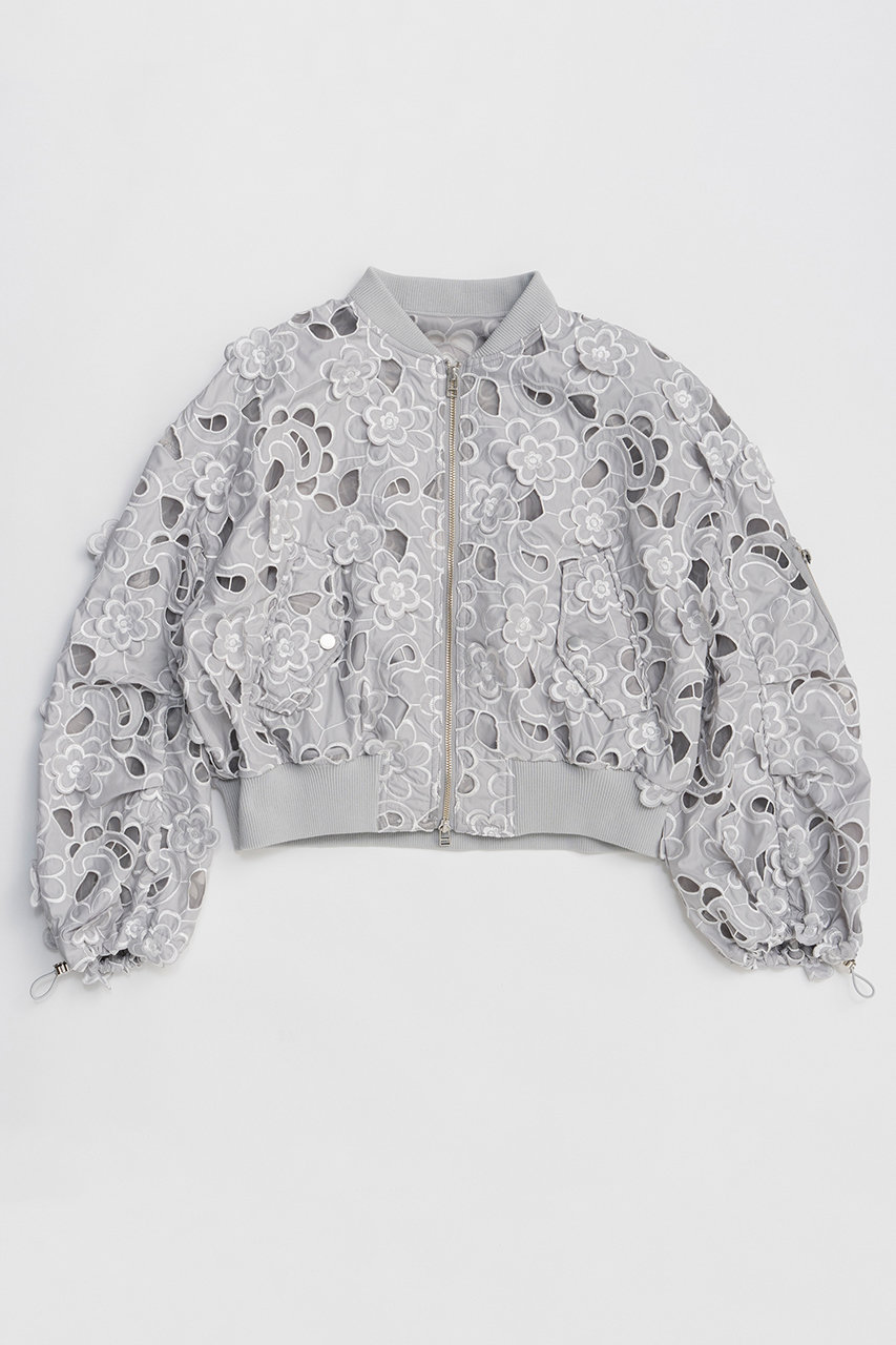 メゾンスペシャル/MAISON SPECIALの【予約販売】Cut-Off Flower MA-1/カットオフフラワーMA-1(GRY(グレー)/21261215201)