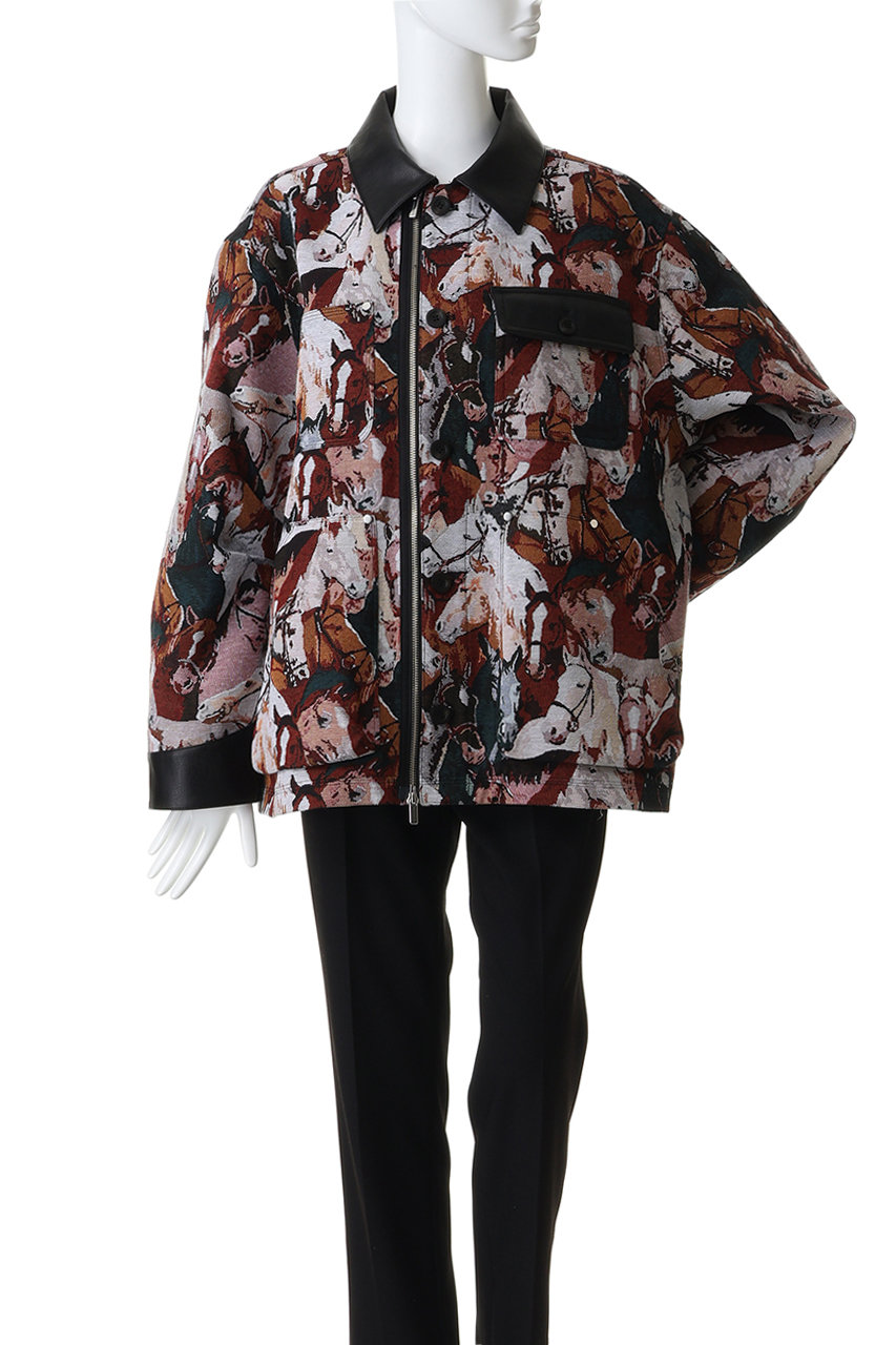 MAISON SPECIAL(メゾンスペシャル)｜Horse Jacquard Utility Jacket