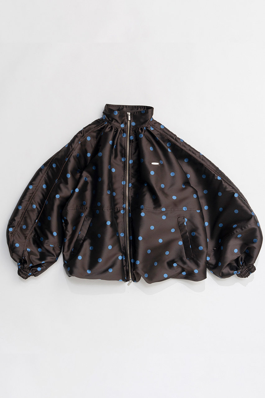 メゾンスペシャル/MAISON SPECIALのDot Voluminous Balloon Blouson/ドットボリューミーバルーンブルゾン(BRN(ブラウン)/21261215304)