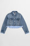 【予約販売】2WAY Denim Short Jacket/2WAYデニムショートジャケット メゾンスペシャル/MAISON SPECIAL BLU(ブルー)