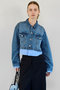 【予約販売】2WAY Denim Short Jacket/2WAYデニムショートジャケット メゾンスペシャル/MAISON SPECIAL