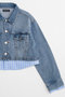 【予約販売】2WAY Denim Short Jacket/2WAYデニムショートジャケット メゾンスペシャル/MAISON SPECIAL