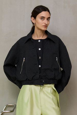 メゾンスペシャル/MAISON SPECIALの【予約販売】Layered Check Blouson/レイヤードチェックブルゾン(110800/110802)