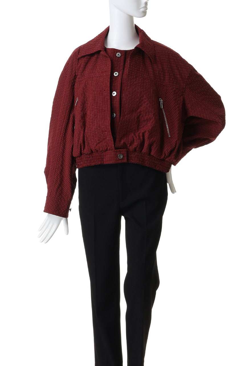 MAISON SPECIAL リバーシブルチェックブルゾン メゾンスペシャル MAISON SPECIAL(メゾンスペシャル)｜Layered Check Blouson/レイヤード
