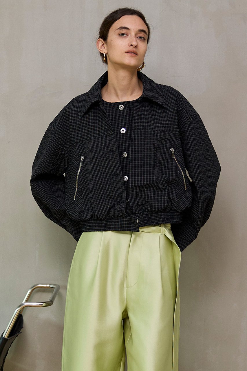 MAISON SPECIAL(メゾンスペシャル)｜Layered Check Blouson/レイヤード