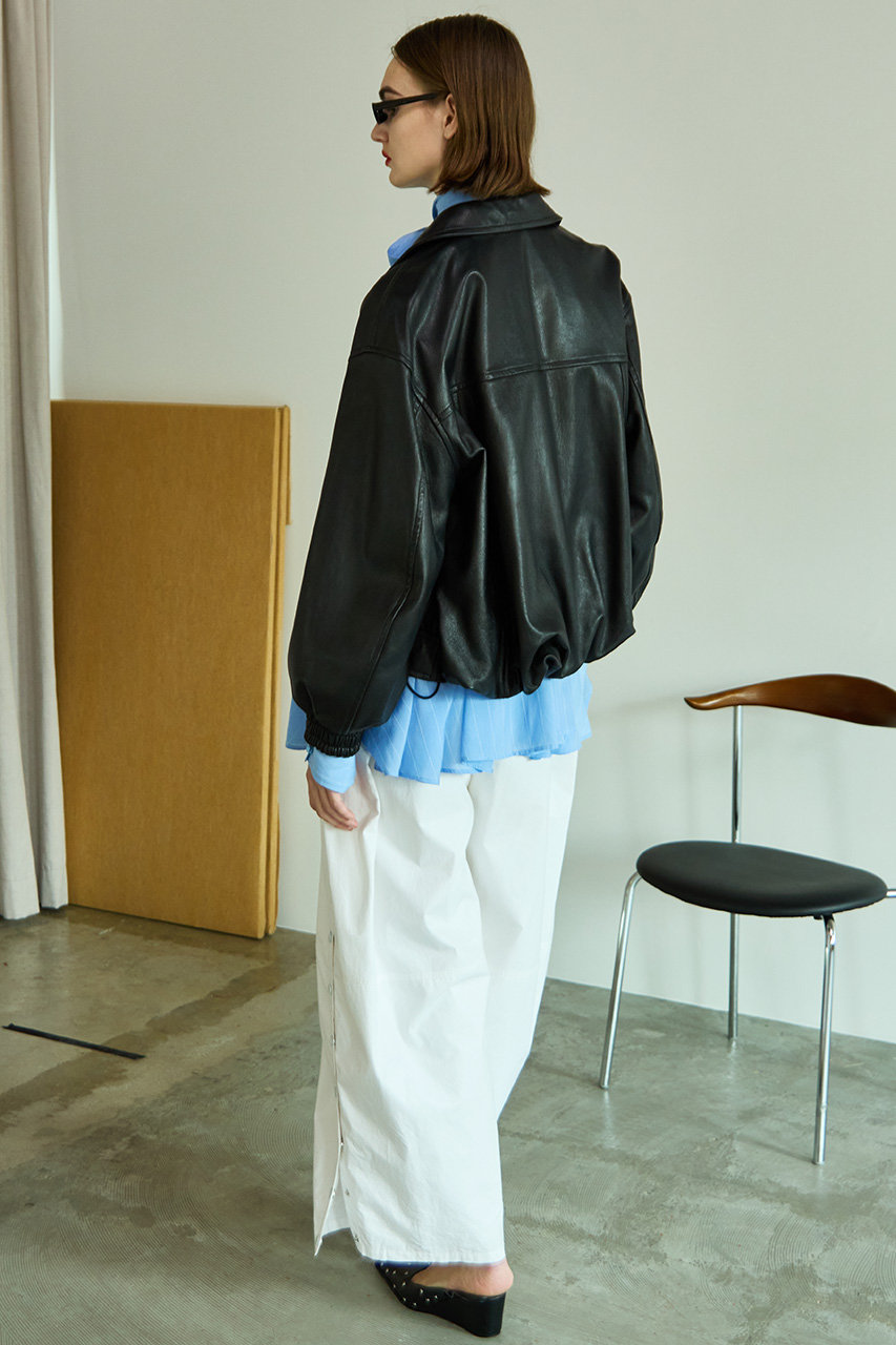 MAISON SPECIAL(メゾンスペシャル)｜Voluminous Leather Blouson