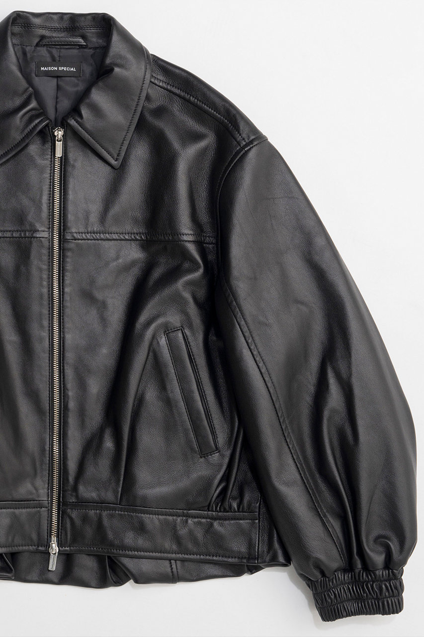 MAISON SPECIAL レザー　ブルゾン MAISON SPECIAL(メゾンスペシャル)｜【予約販売】Voluminous Leather