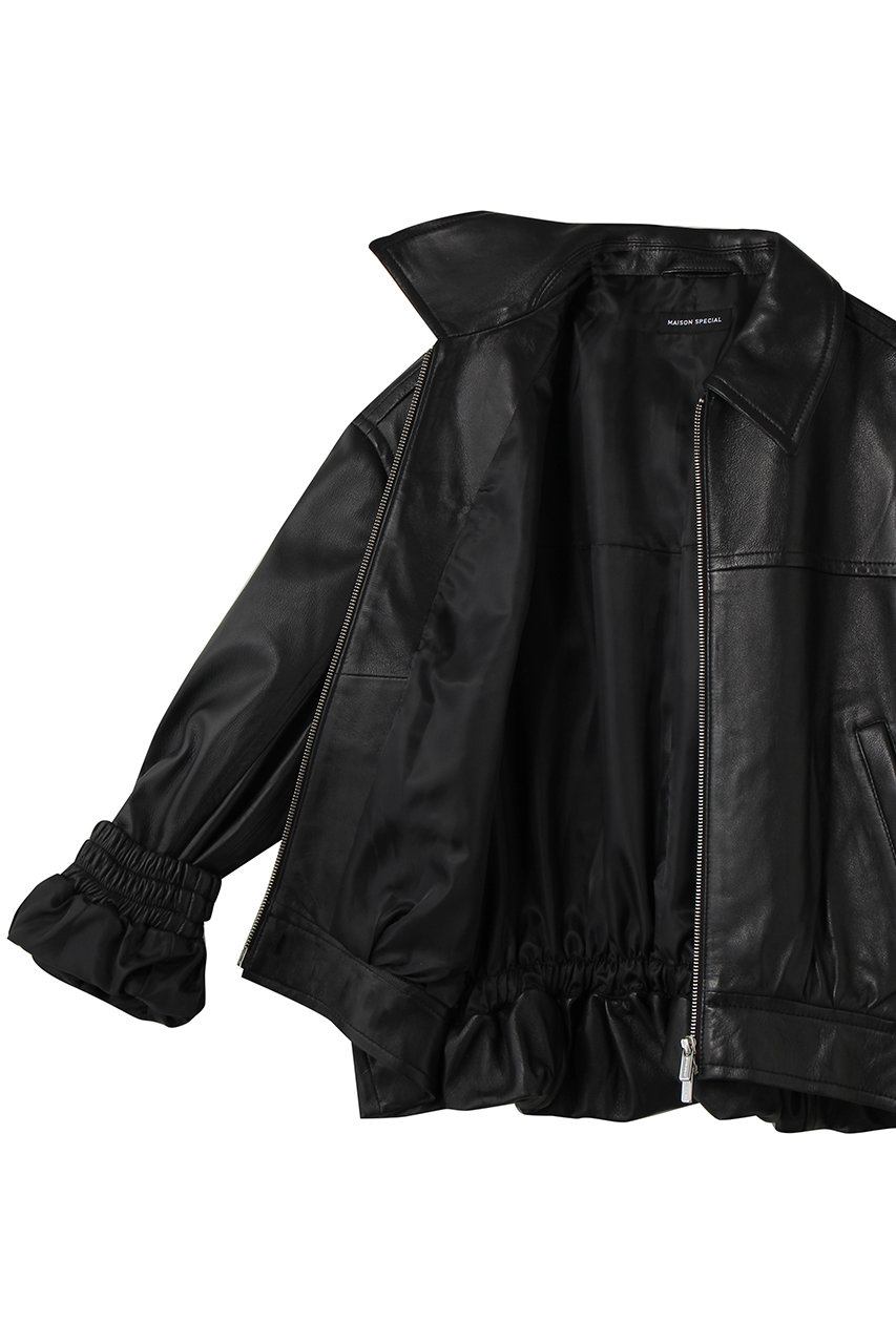 MAISON SPECIAL(メゾンスペシャル)|Voluminous Leather Blouson MAISON SPECIAL(メゾンスペシャル)|Voluminous Leather Blouson