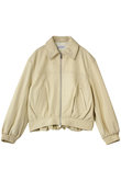 Voluminous Leather Blouson/ボリューミーレザーブルゾン