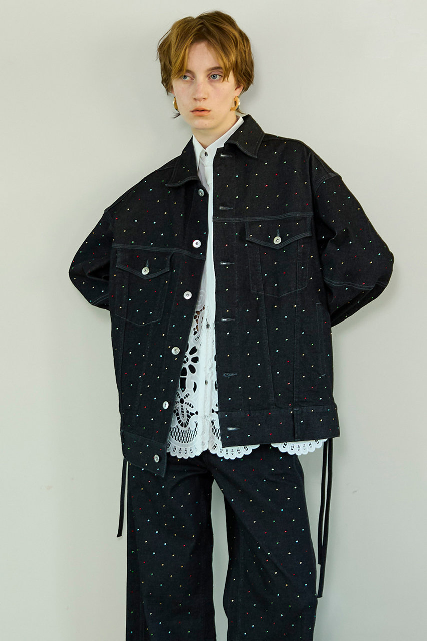 MAISON SPECIAL(メゾンスペシャル)｜2WAY Overstone Denim Jacket/2WAY