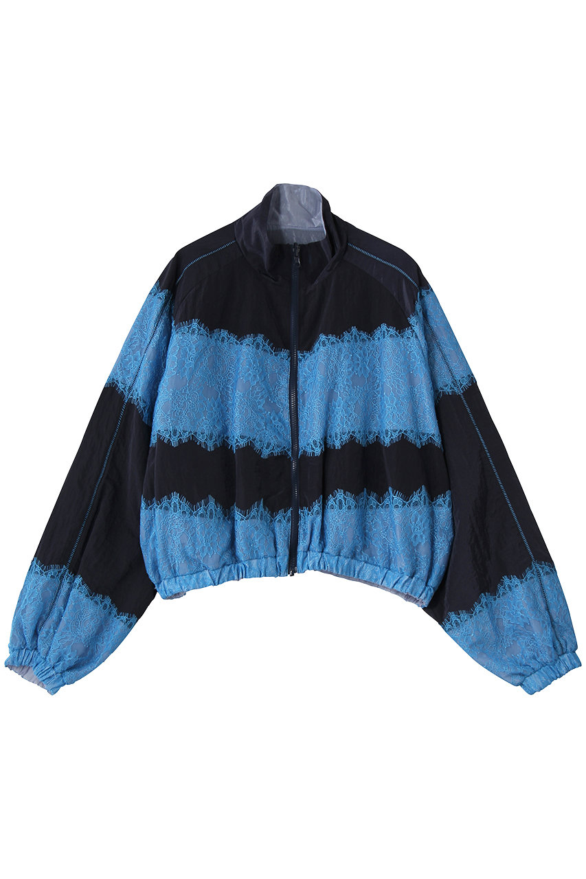 メゾンスペシャル/MAISON SPECIALの2WAY Lace Blouse/リバーシブルレースブルゾン(NVY(ネイビー)/21261215801)