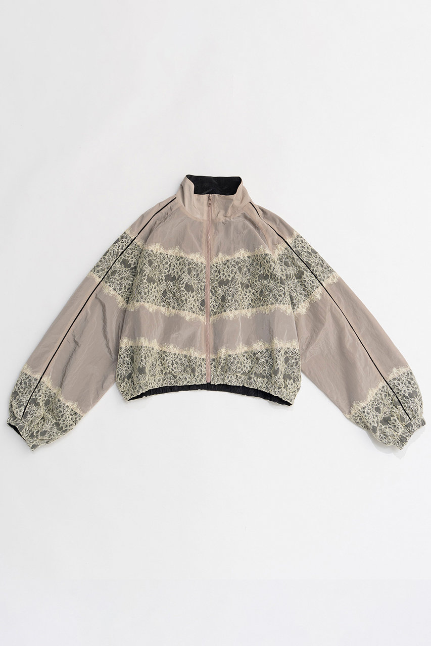 メゾンスペシャル/MAISON SPECIALの【予約販売】2WAY Lace Blouse/リバーシブルレースブルゾン(GRY(グレー)/21261215801)
