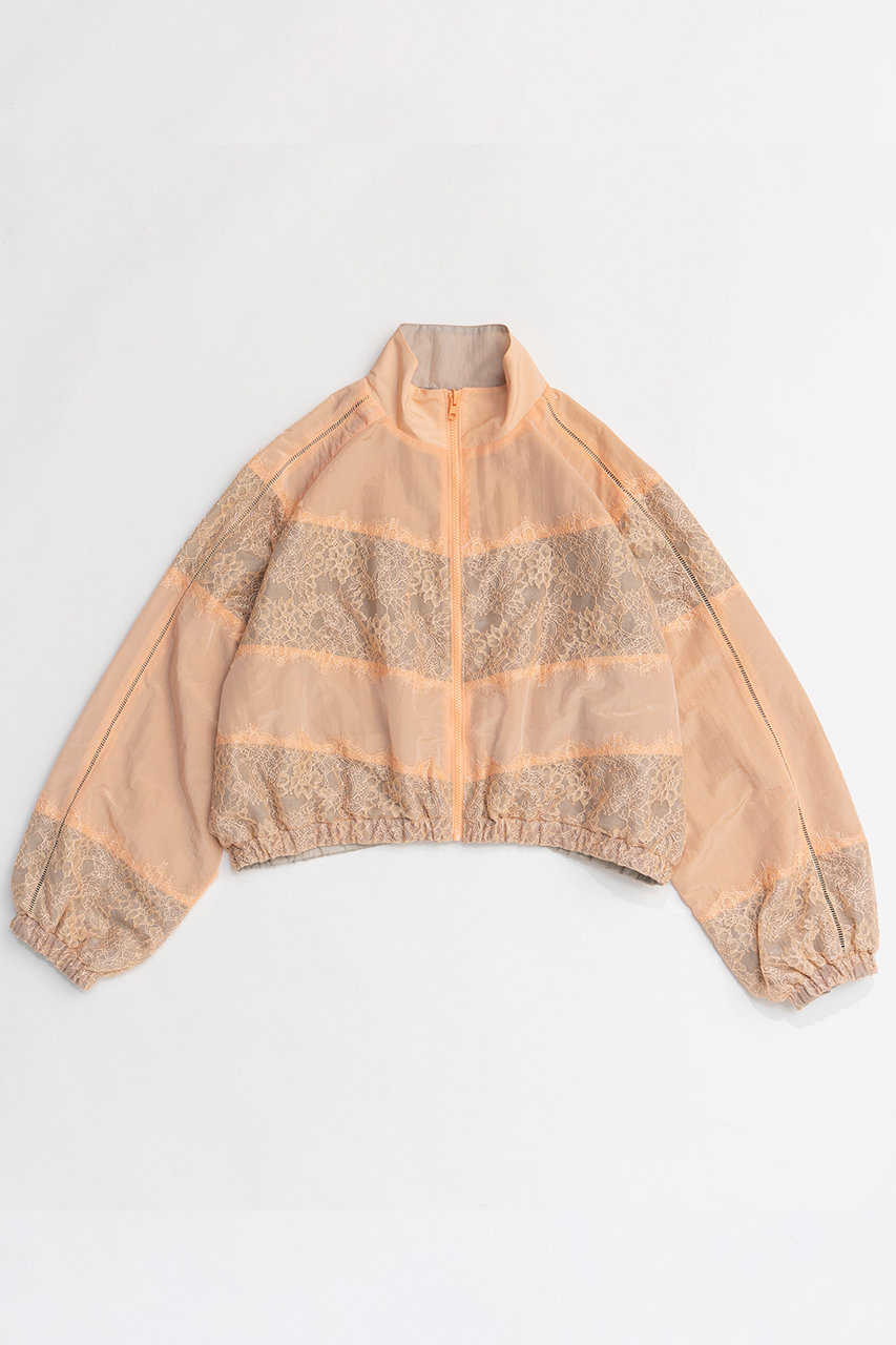 メゾンスペシャル/MAISON SPECIALの【予約販売】2WAY Lace Blouse/リバーシブルレースブルゾン(ORG(オレンジ)/21261215801)