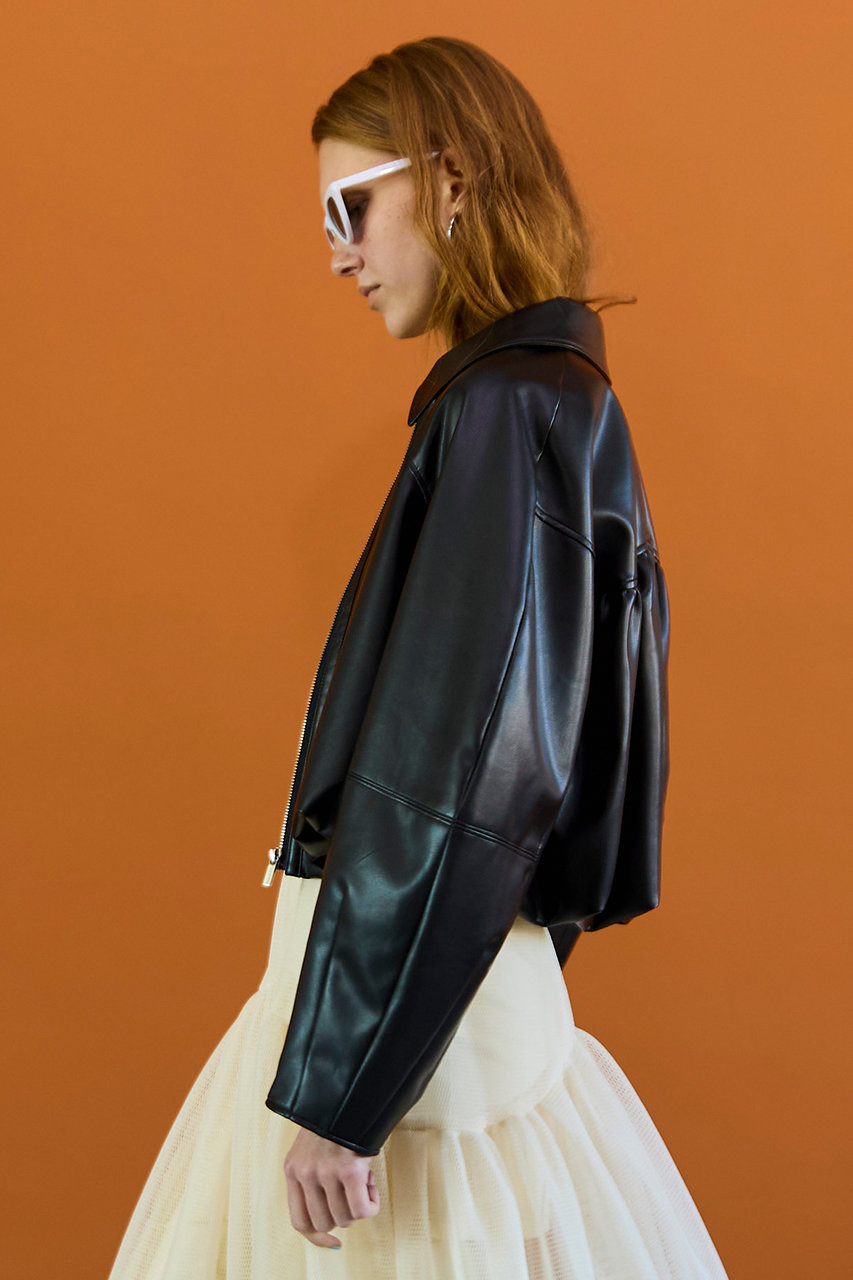 MAISON SPECIAL(メゾンスペシャル)｜Gathered Balloon Faux Leather