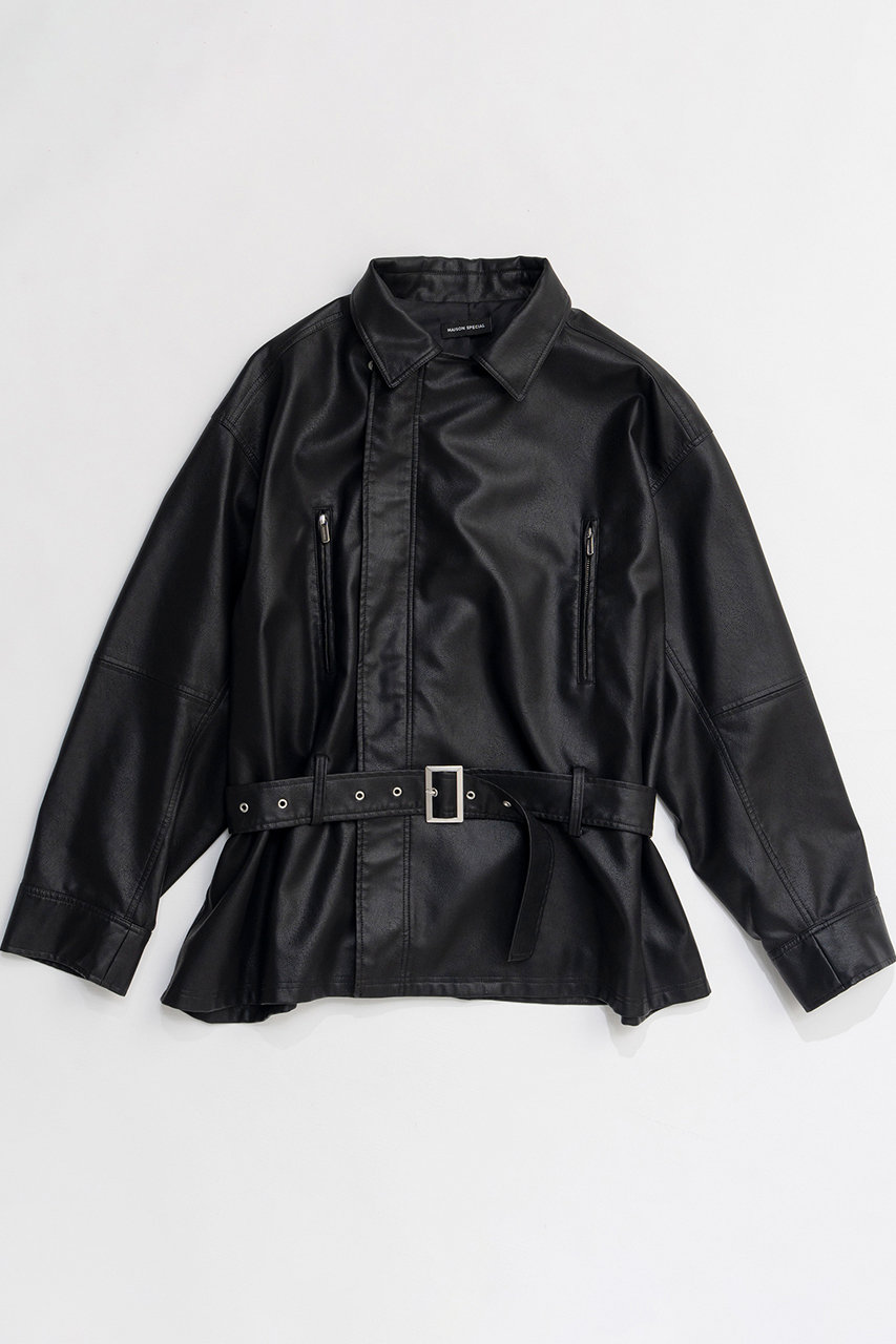 MAISON SPECIAL(メゾンスペシャル)｜【予約販売】Belted Faux Leather