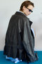 【予約販売】Belted Faux Leather Jacket/ベルテッドフェイクレザージャケット メゾンスペシャル/MAISON SPECIAL