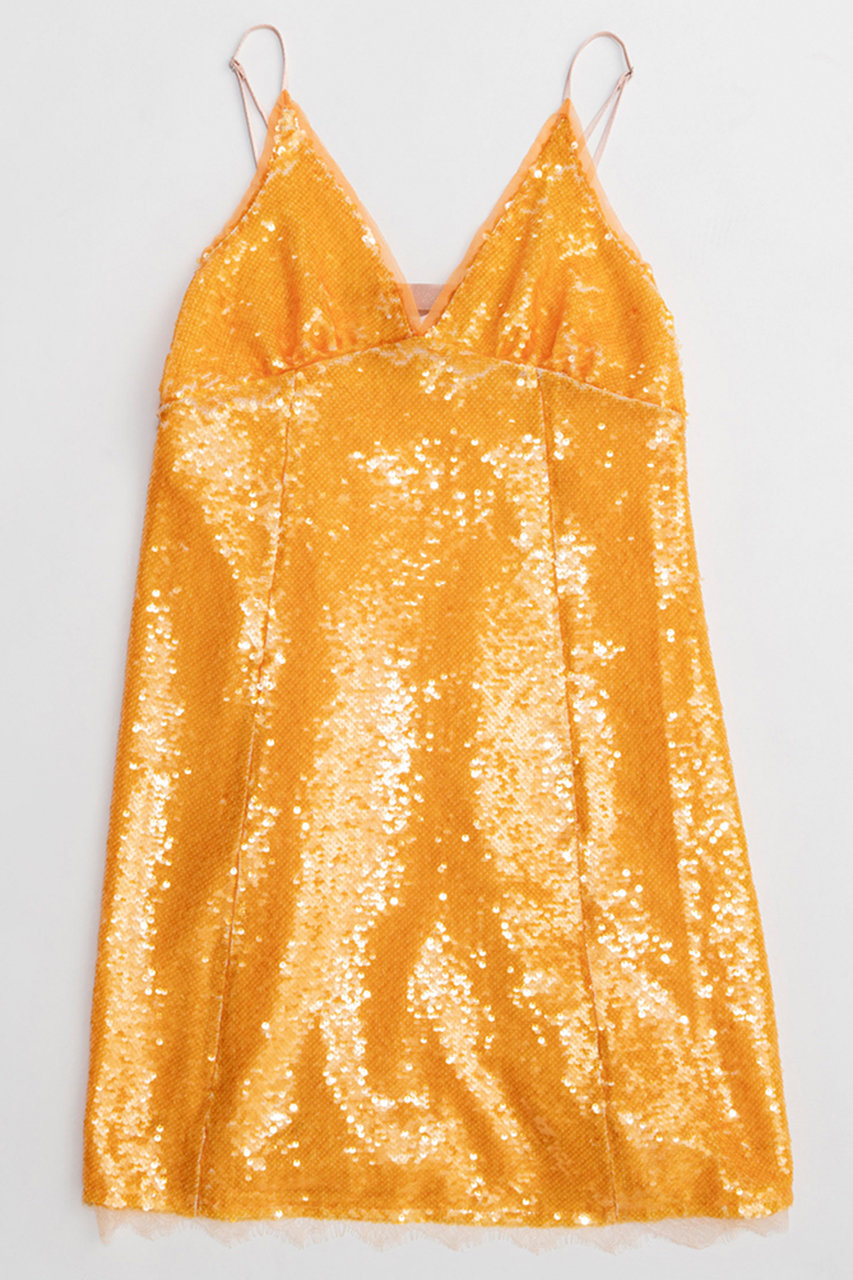 メゾンスペシャル/MAISON SPECIALの【予約販売】Sequin Camisole One-Piece/スパンコールキャミワンピース(ORG(オレンジ)/21261265302)
